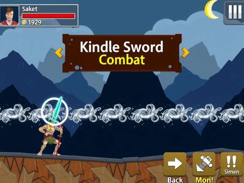 Kindle Sword Combat in action Kindle Sword Combat gameplay screenshot